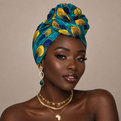 SO TOUFA Paon turquoise