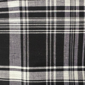 SO TOUFA Madras noir et blanc